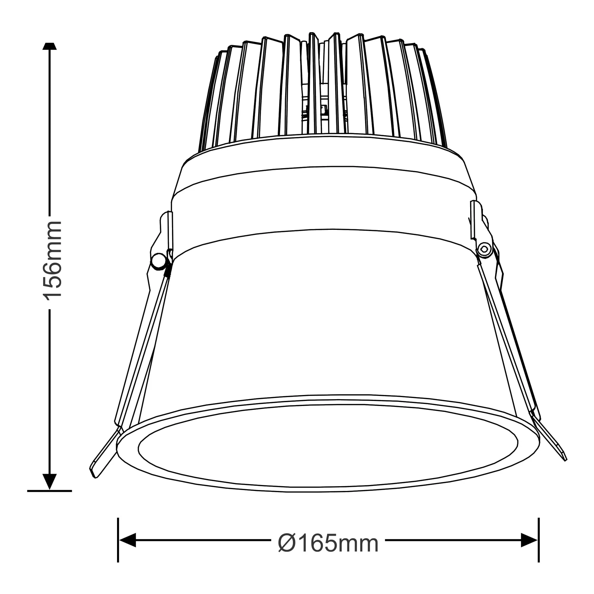 Belle 30 Recessed Ceiling Luminaires Dlux Round Recess Ceiling